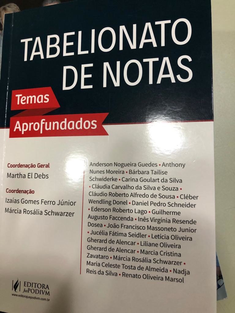 Livro publicado pela Editora Juspodivm conta com a participação de tabelião  substituto do 2 Ofício de Campo Novo do Parecis